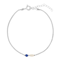 Elemental armband - Lapis Lazuli | Verguld en zilver